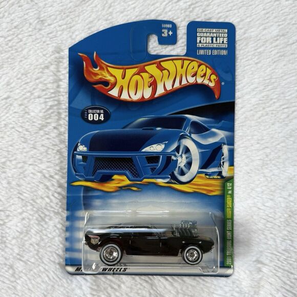 HOT WHEELS Rodger Dodger Black Charger Treasure Hunt 2001 Hunts Mainline #4/12 - Picture 1 of 3